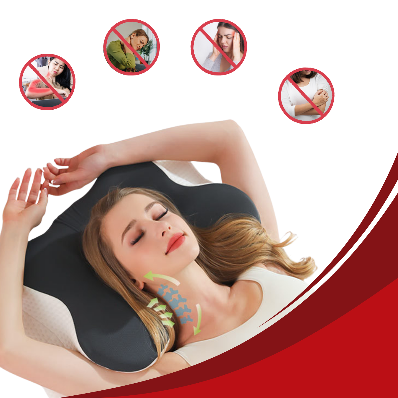 Ergonomic Sleep Pillow