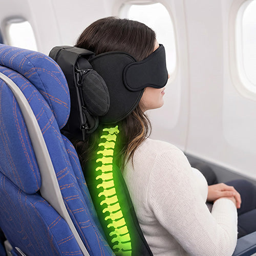 Head and spine stay aligned