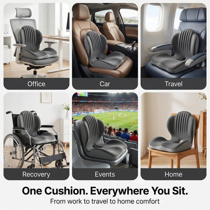 Ergonomic Back Support Seat Cushion