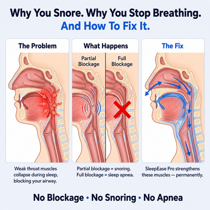 Vitaxe SleepEase Pro — Eliminates Snoring & Sleep Apnea